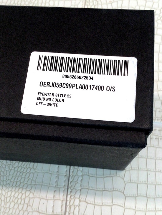 Brand New Off-White Eyewear OFF-WHITE STYLE 59 OERJ059
